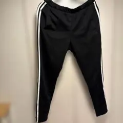 adidas ジャージ パンツ ブラック 3ストライプ