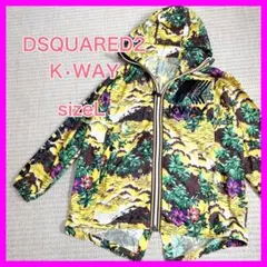 美品 ディースクエアード K-WAY ナイロンジャケット パーカー