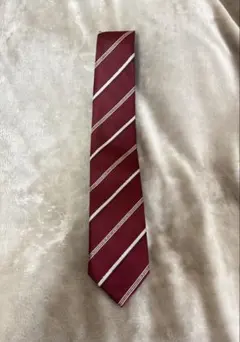 East boy Venusバーガンディ ストライプ ネクタイ