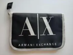 雑誌付録 アルマーニエクスチェンジ マルチケース ポーチ ブラック