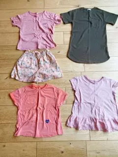 女の子　夏服5点まとめ売り⭐︎120&130