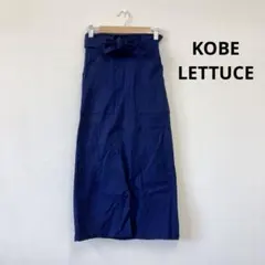 神戸レタス KOBE LETTUCE タイトスカート ミディ丈 デニム風