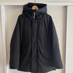 KIFFE ecwcs中綿ジャケット　パーカー　ブラック