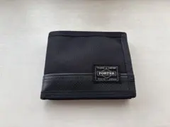 美品ポーターヒートウォレット２つ折り財布黒