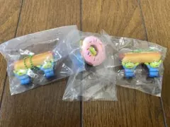 エイリアン だいすきフード　ホットドッグ×2 ドーナツ　ガチャ