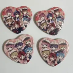 すとぷり　ハート　缶バッジ　莉犬くん　さとみ　るぅと　ななもり　ころん　ジェル