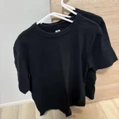 UNIQLO U 黒 Tシャツ Mサイズ 2枚セット