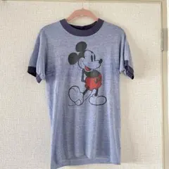 70s-80s ミッキーマウス ヴィンテージ リンガーTシャツ USA製 - メルカリ