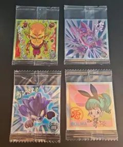 《未開封品》ドラゴンボール超戦士シールウエハース　第7弾　GR+　4枚セット