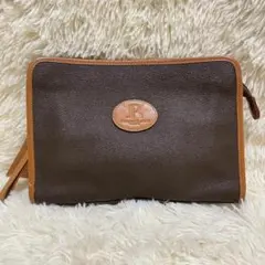 REBONATO JANNI verona　クラッチバッグ　レザー　茶　ビジネス