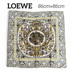 美品　LOEWE ロエベ　フルーツ柄　スカーフ　シルク　ヴィンテージ　希少