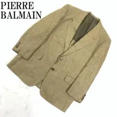 ほぼ未使用 伊製 ピエールバルマン ウールカノコ生地 テーラードジャケット 2025年最新】Pierre Balmain メンズ テーラードジャケットの人気