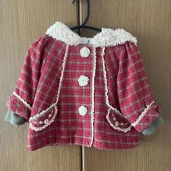 Souris 赤 チェック柄 アウター