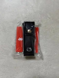 【ハローキティ】リップケース 黒