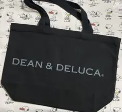 新品★DEAN&DELUCA ディーンアンドデルーカトートバッグブラックLサイズ