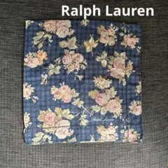 Ralph Lauren ハンカチ 花柄 チェック ブルーのサムネイル