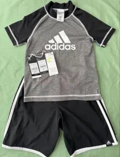 adidas 水着　ラッシュガード　１４０　上下セット　男子　アディダス