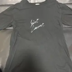 SAINT LAURENT サンローラン Tシャツ 黒 Mメンズ ロゴ入りのサムネイル