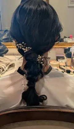 小花モチーフ ヘアピンセット　5本