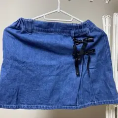 ALGY デニムミニ丈スカート