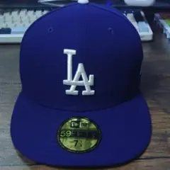 NEW ERA 59FIFTY ブルーキャップ 7 1/4