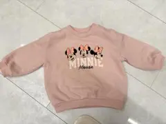 ディズニー ミニーマウス トレーナー ピンク