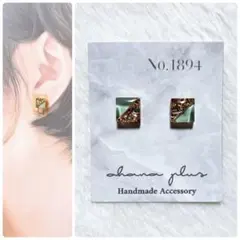 No.1894 ハンドメイドアクセサリー レジンピアス イヤリング