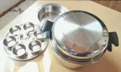 Amway6ℓシチュー鍋18の8ステンレス製両手鍋、仕切板カップ6個、内鍋セット