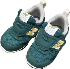美品New Balance 313 ベビーシューズ グリーン　13.0