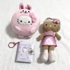 サンリオ キティ キーホルダー ぬいぐるみ ギャル 足長キティ