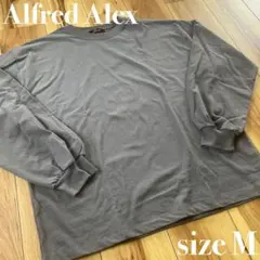 Alfred Alex メンズ ヴィンテージライク オーバーグラデーションロンT