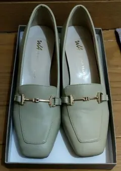 オリエンタルトラフィック ローファーパンプス パステルグリーン 革靴