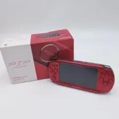 【動作確認済み】 SONY PSP-3000 ラディアンレッド　箱有
