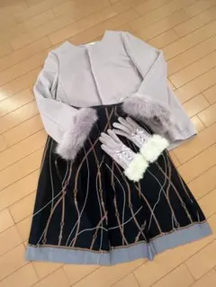 ⭐️お値下中⭐️Ropé Picnic コートNEW YORKEスカート.手袋セット