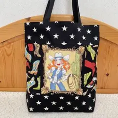 ロラライハリス トートバッグ　カウガール＊Ａ