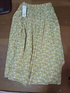 新品　タグ付き　サマンサモスモス　SM2 コットン　花柄ロングスカート