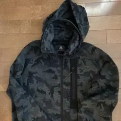 beams heartグレー カモフラージュ フルジップパーカー M