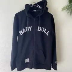 BABY DOLL 大人Ｌブラック パーカー フード