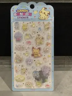 韓国限定 ポケモン ポケピース CANDY BONBON 3Dステッカ