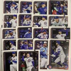 topps 2025 カブス　18枚