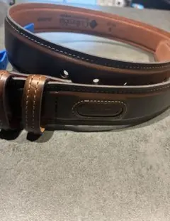 Columbia レザーベルト ブラウン Sサイズ
