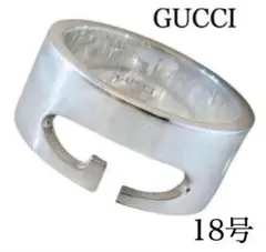 【美品】GUCCI グッチカットアウト Gリング ビッグサイズ　18号