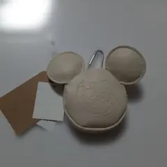 ミッキーマウス　 コインケース ベージュ