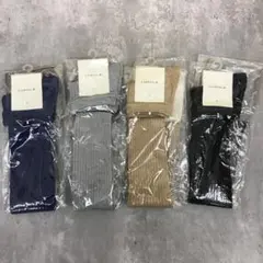 レディース 靴下 ハイソックス 23～25cm 4足 まとめて　3980