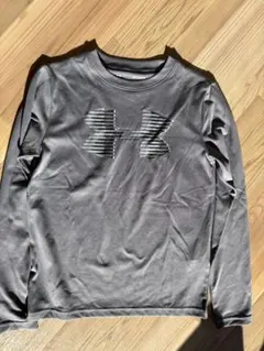Under Armour★長袖★グレー★Heat gear★YMD／JM／M
