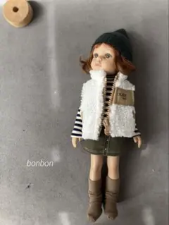 お得３点セット　白ボアベスト　パオラドール　パオラレイナ　服　ハンドメイド