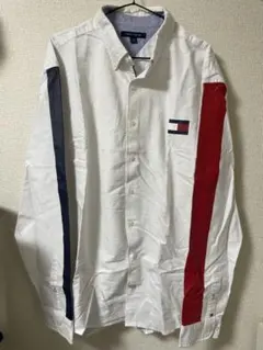 古着　TOMMY HILFIGER ボタン　シャツ XXL ビッグシルエット