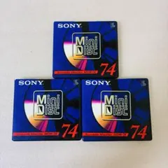 新品未開封 SONY Mini Disc 74×3枚