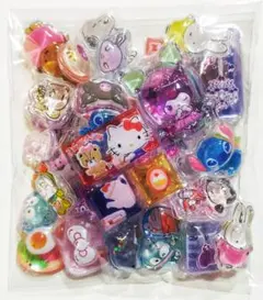 おすそ分け ランダム 45枚 ボンボンドロップシール 3Dシール 立体シール