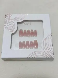 Anaill ナチュラルピンク ネイルチップ (Sサイズ)